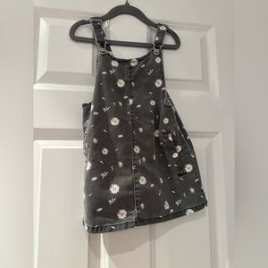 Zara Denim Overall Dress